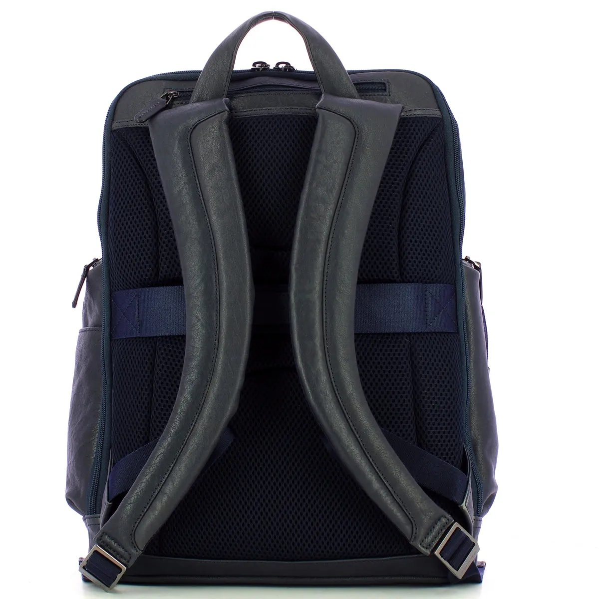 Piquadro 15.6 Inch Laptop Backpack Black Square Blue - CA4534B3S - Blue