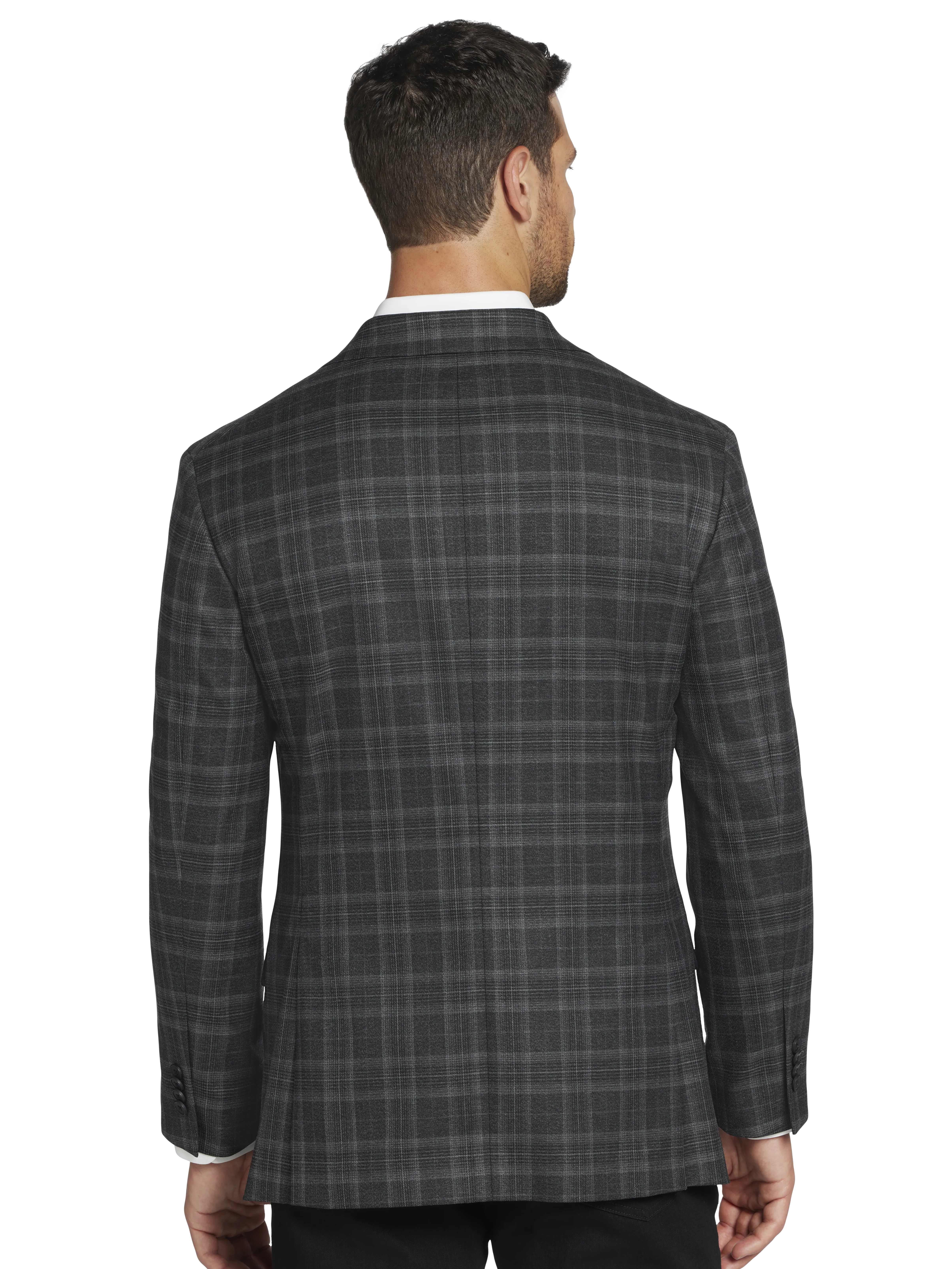 Plaid Modern Fit Sport Coat