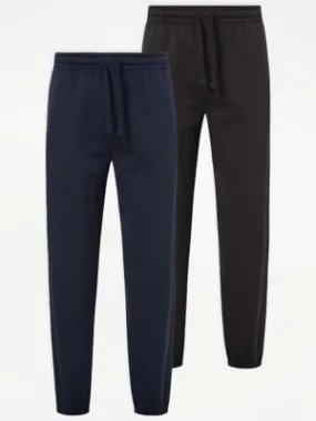 Plain Joggers 2 Pack | Men | George at ASDA