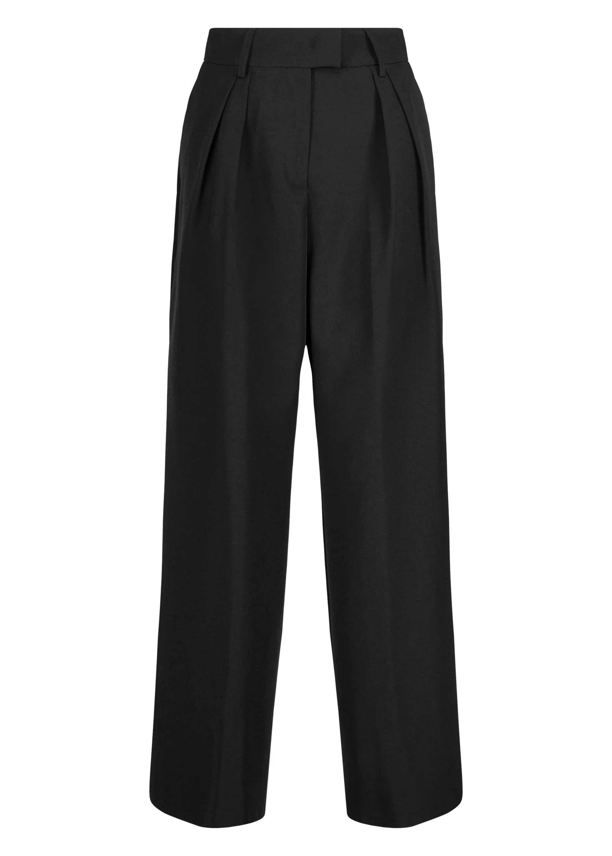 Plain pleated trousers - RONICA in BLACK