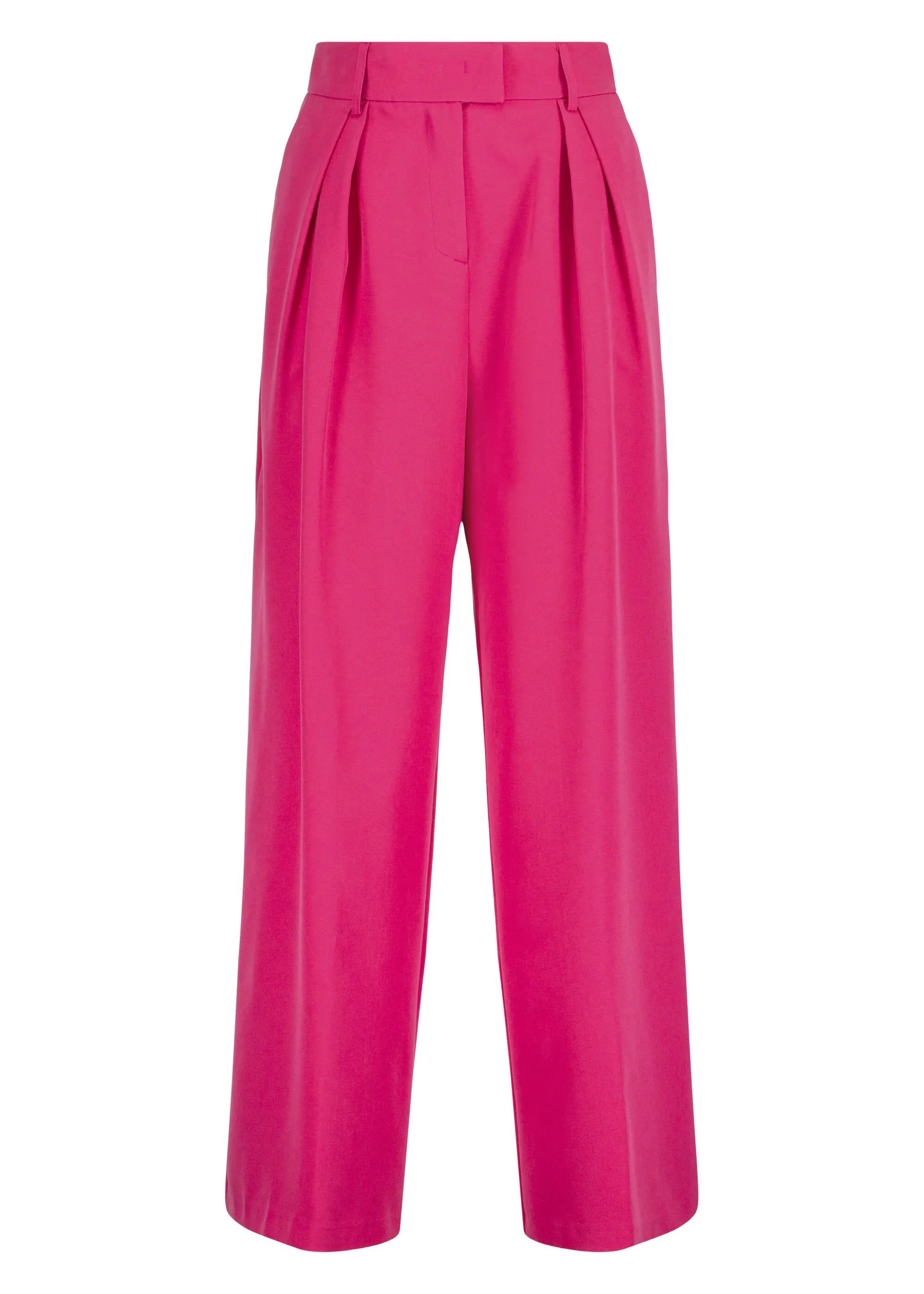 Plain pleated trousers - RONICA in PINK