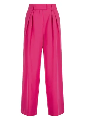 Plain pleated trousers - RONICA in PINK