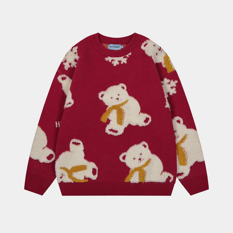 Polar Paws | Cozy Teddy Bear Knit Jumper