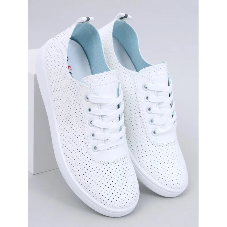 Ponts All White openwork sneakers