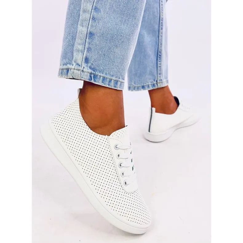 Ponts All White openwork sneakers