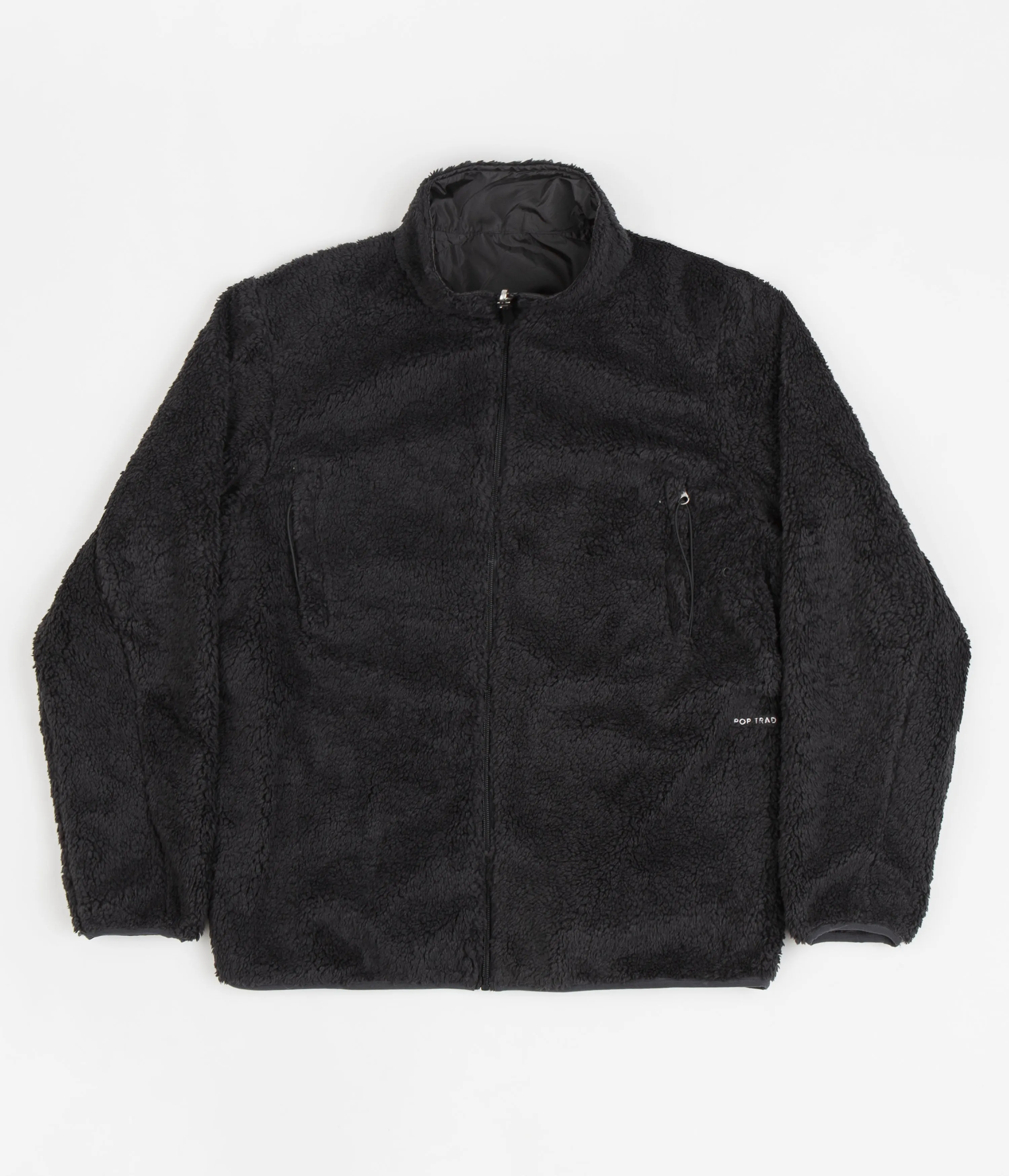 Pop Trading Company Charcoal Plada Fleece Jacket