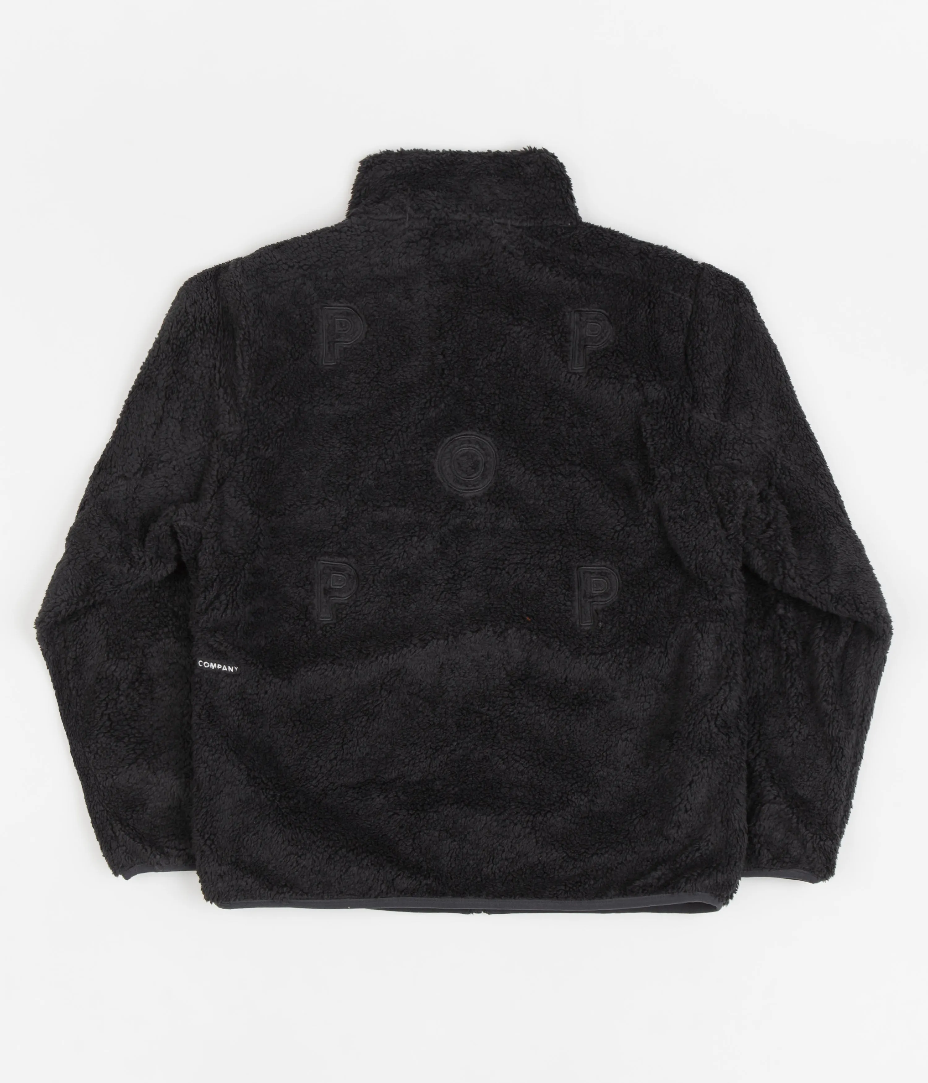 Pop Trading Company Charcoal Plada Fleece Jacket