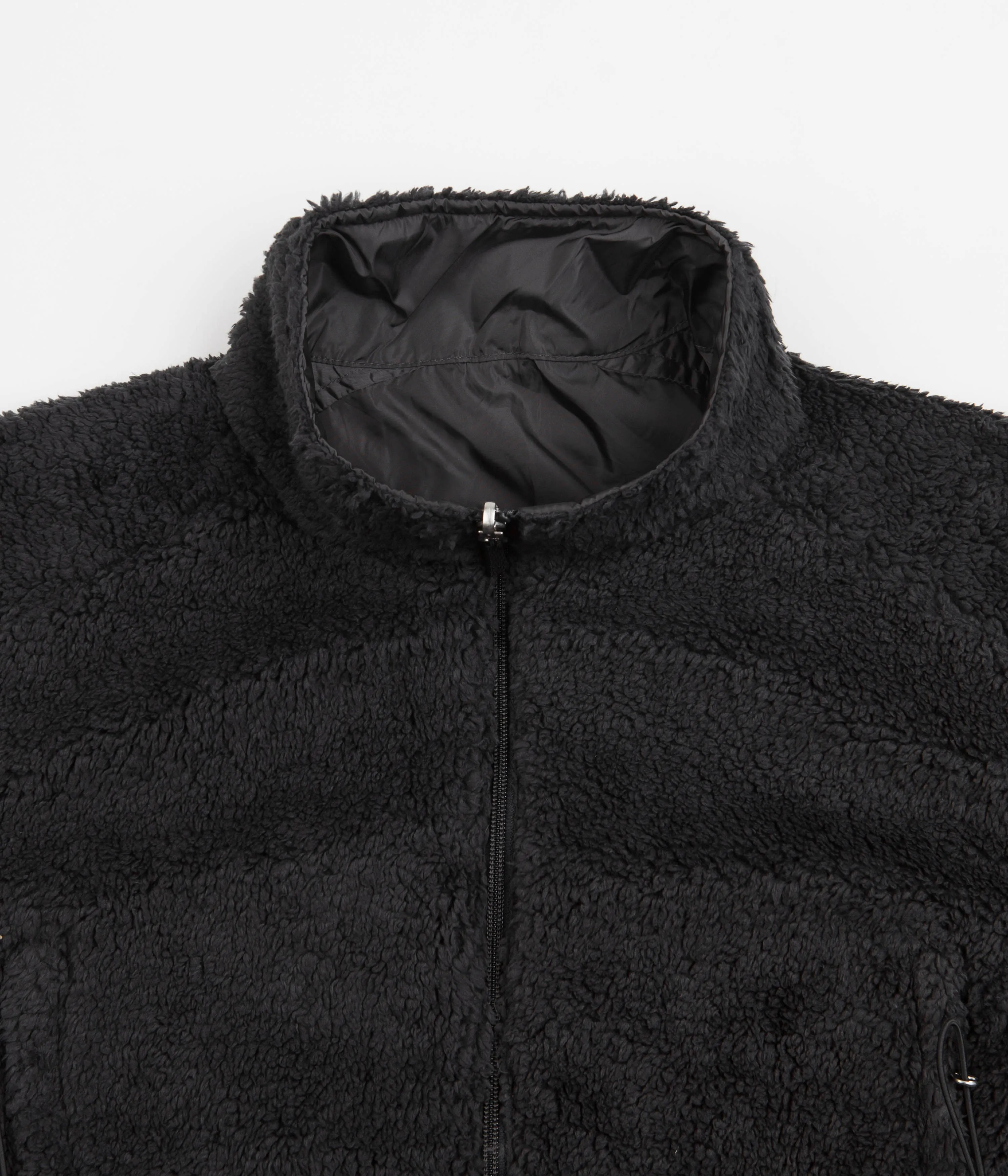 Pop Trading Company Charcoal Plada Fleece Jacket