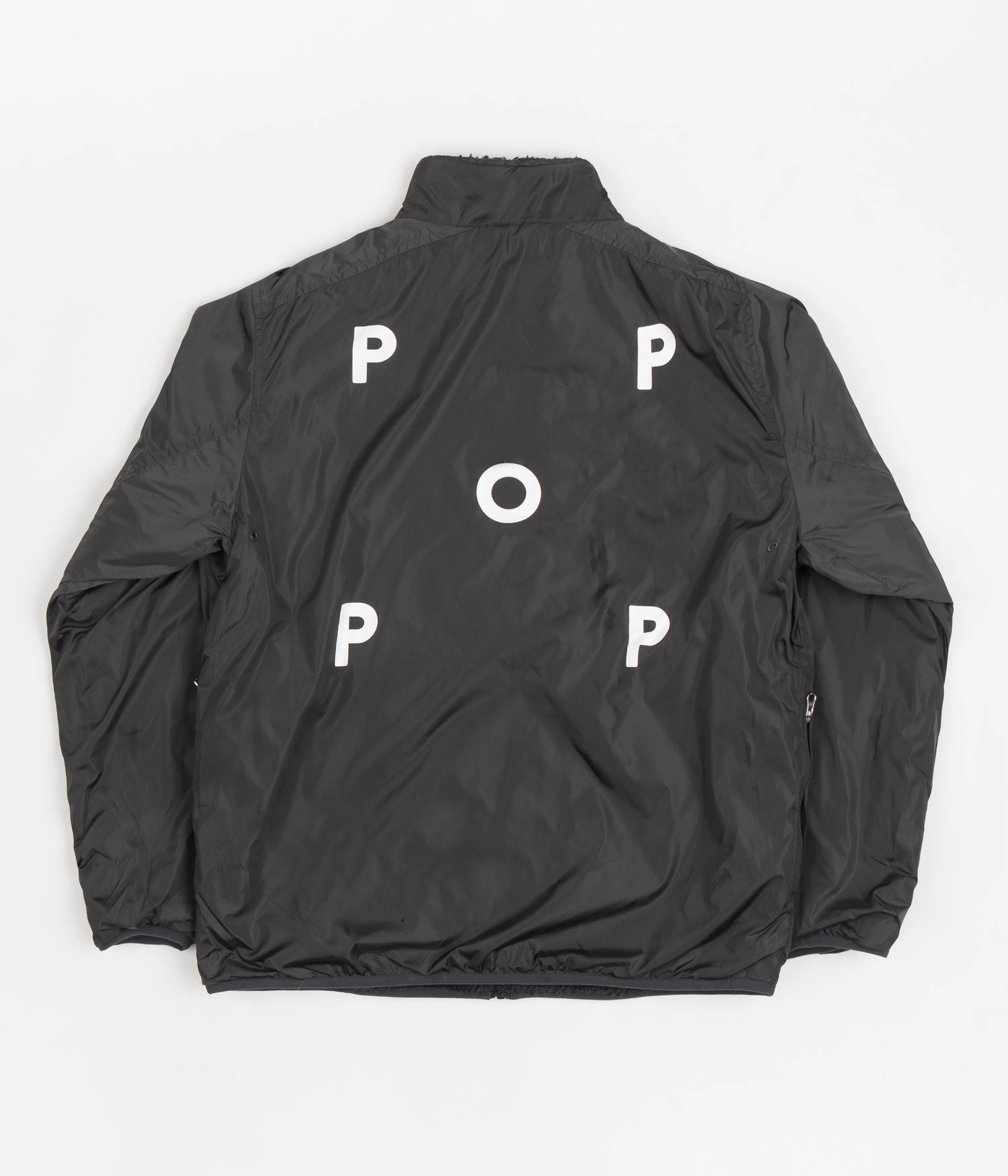 Pop Trading Company Charcoal Plada Fleece Jacket