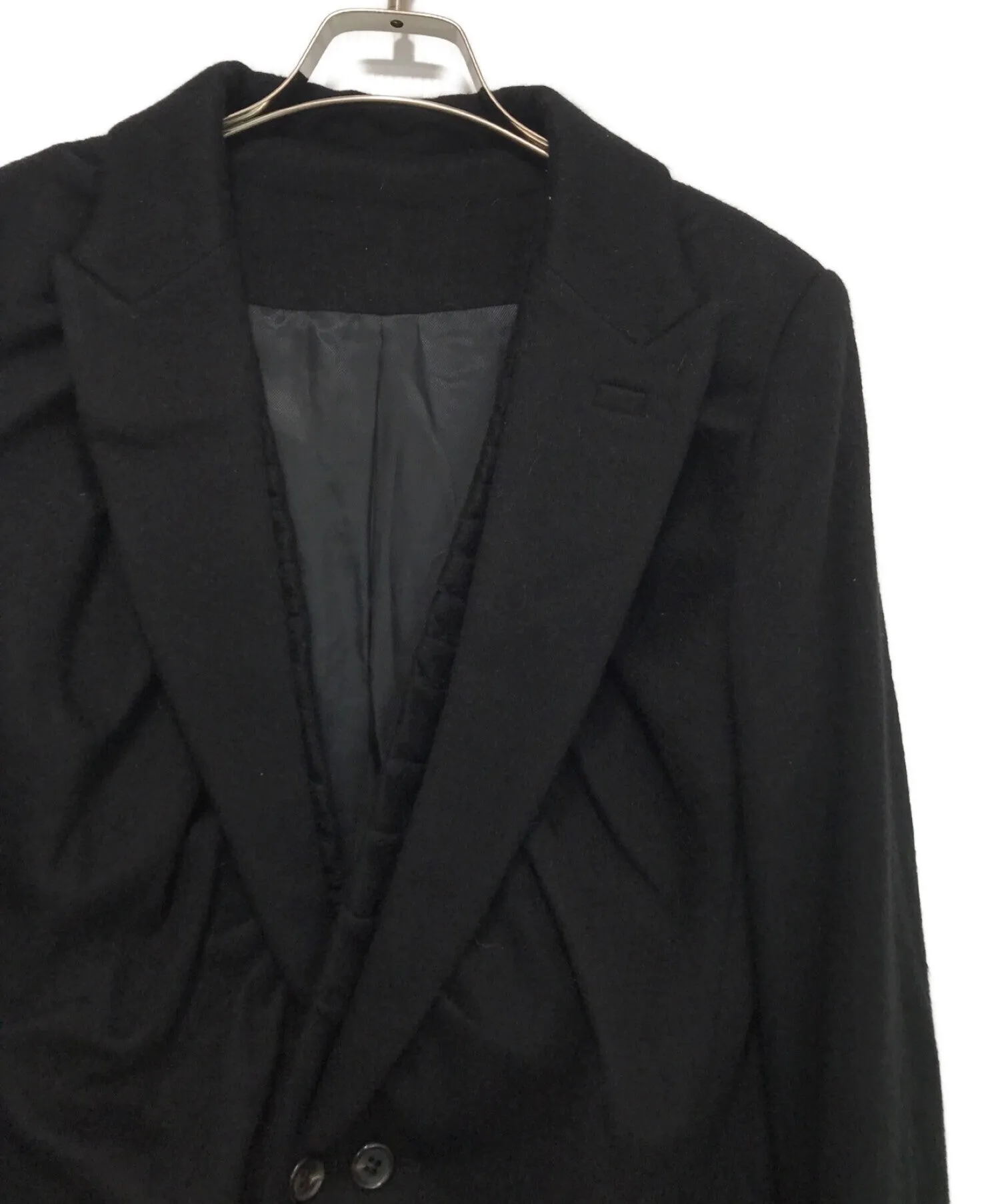 Pre-owned UNDERCOVER B1302 angora-blend coat