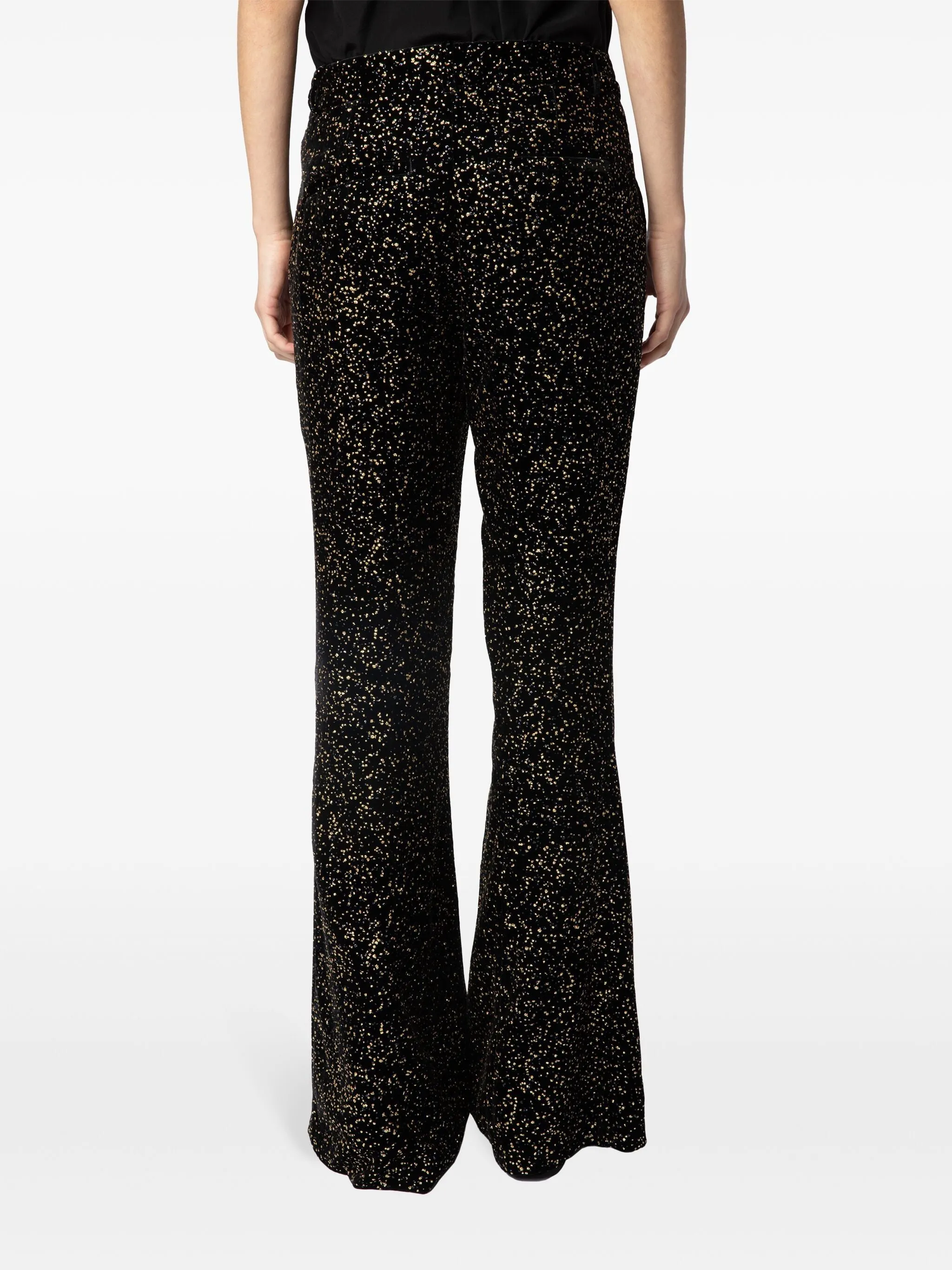 Prevy glitter dots trousers, black