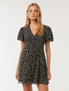 Pria Button-Down Mini Dress