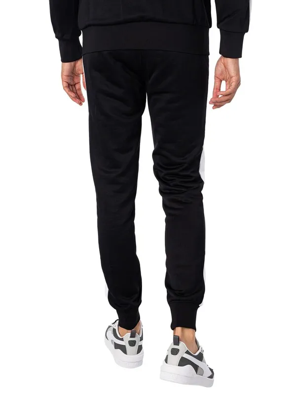 Puma Iconic T7 Track Joggers - Black/White