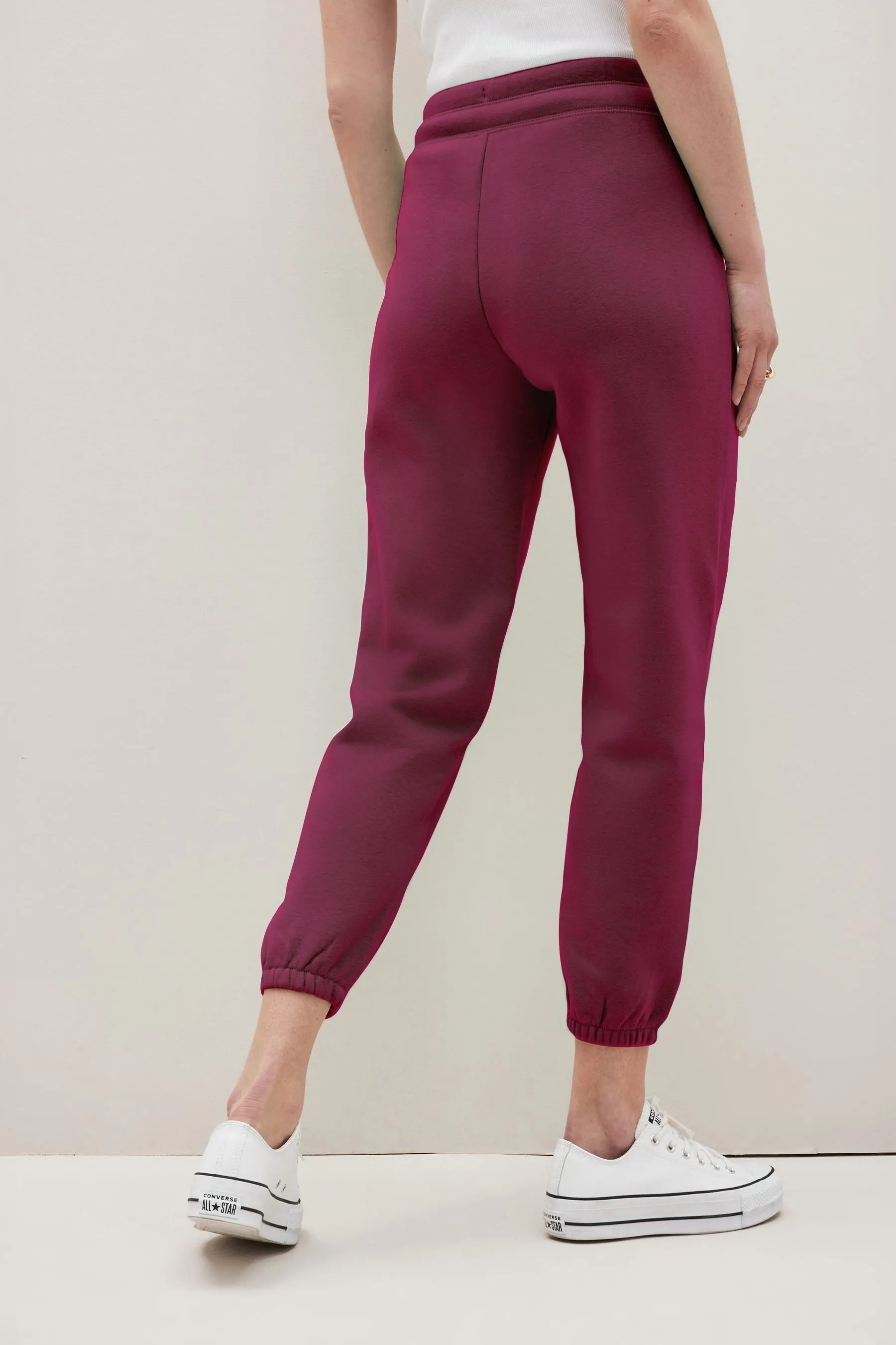 Purple Burgundy Vintage Arch Logo Joggers