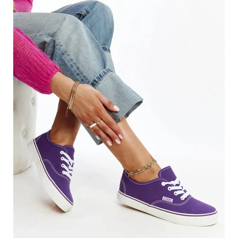 Purple classic Erla sneakers violet