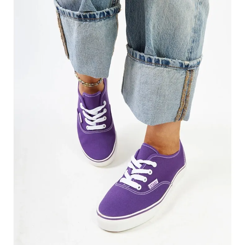 Purple classic Erla sneakers violet