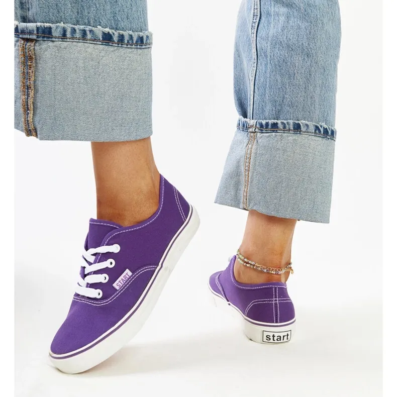 Purple classic Erla sneakers violet