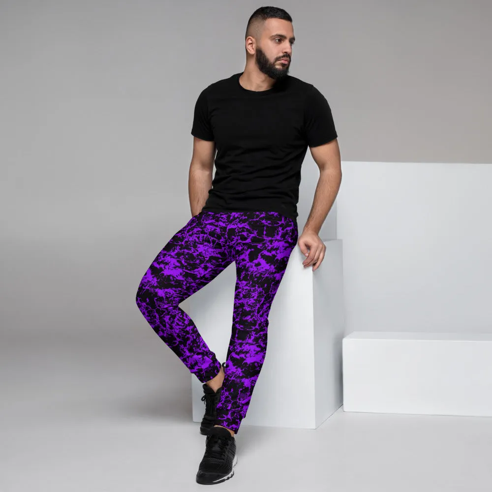 Purple Ocean Slim Fit Men's Joggers