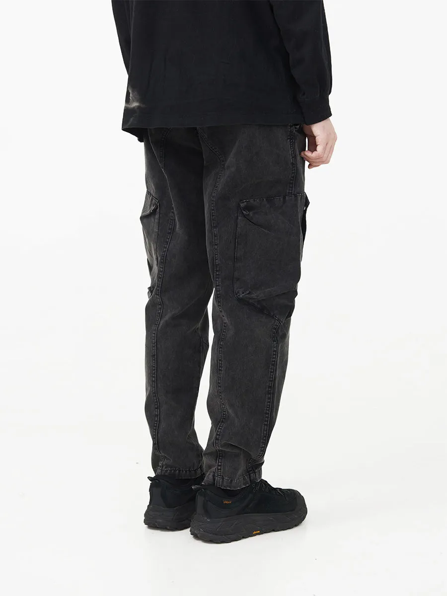 Raw Washed Logo Trousers