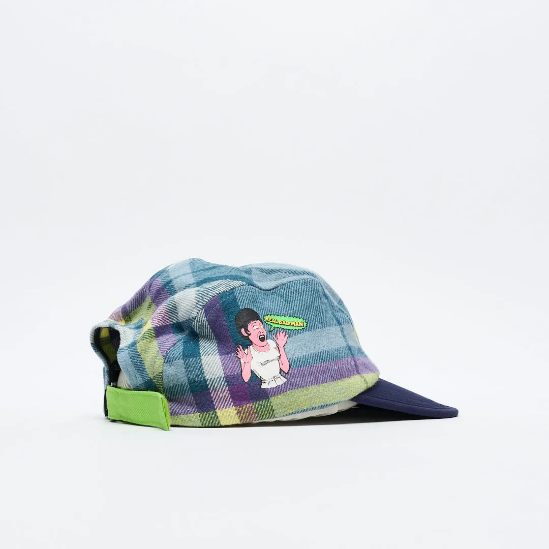 Real Bad Man - RBM Flannel Hat (Blue/Green)