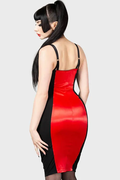 Red Dee Ville Midi Dress