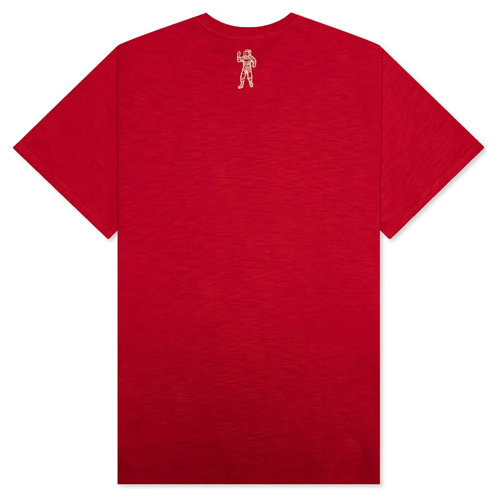 Red Finish Line Short-Sleeve Knit Shirt