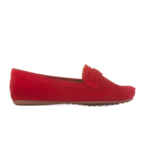 Red Marco Shoes Vigo Moccasins