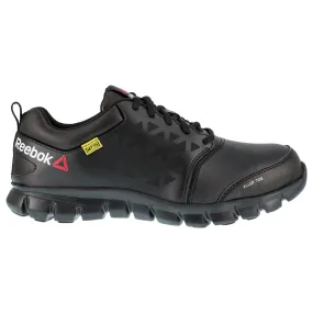 Reebok Men's Black Leather Oxfords Sublite Cushion Work AT.