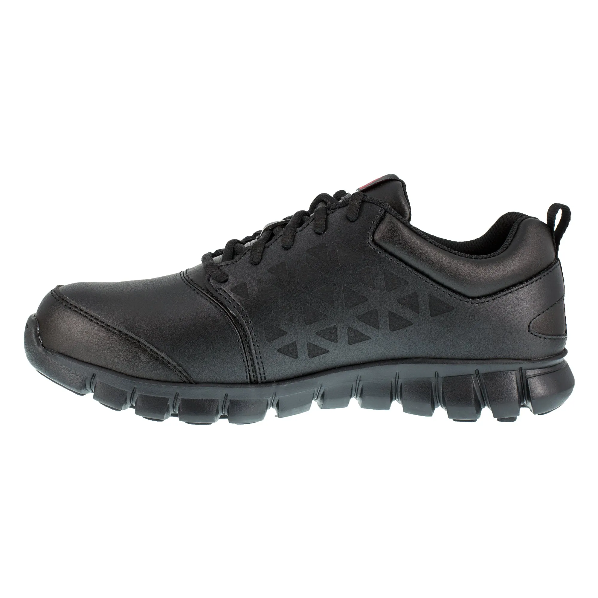 Reebok Men's Black Leather Oxfords Sublite Cushion Work AT.