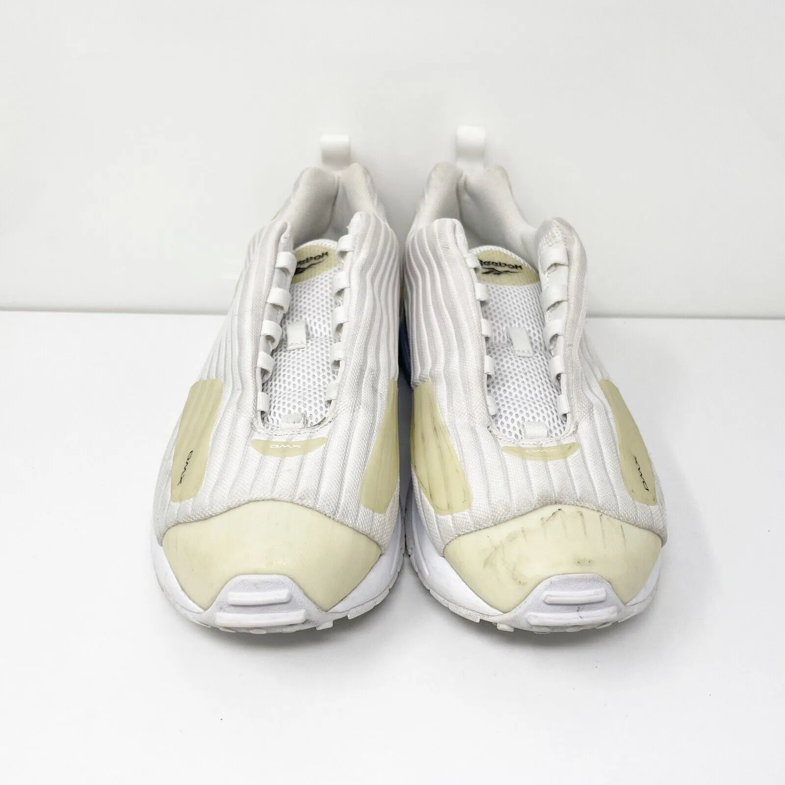 Reebok Mens DMX Thrill EH1915 White Running Shoes Sneakers Size 7.5