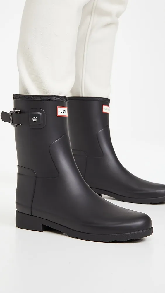 Refined Matte Short Hunter Boots