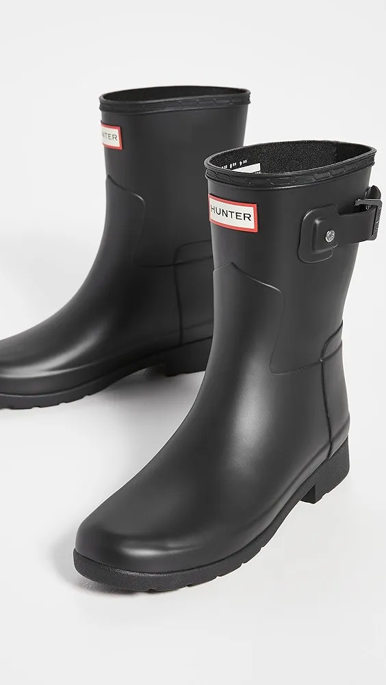 Refined Matte Short Hunter Boots