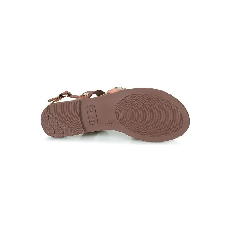 Cuoio Intrecciata Donna Flat Sandalo 79762 Refresh