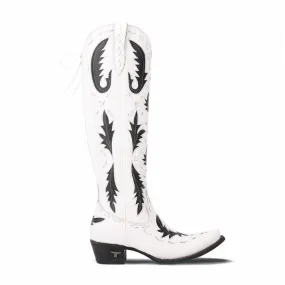 Reverie Overlay Corset Tooled-Inlay Snip Toe Cowboy Boots