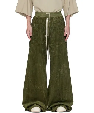 Rick Owens Khaki Porterville Geth Belas Trousers