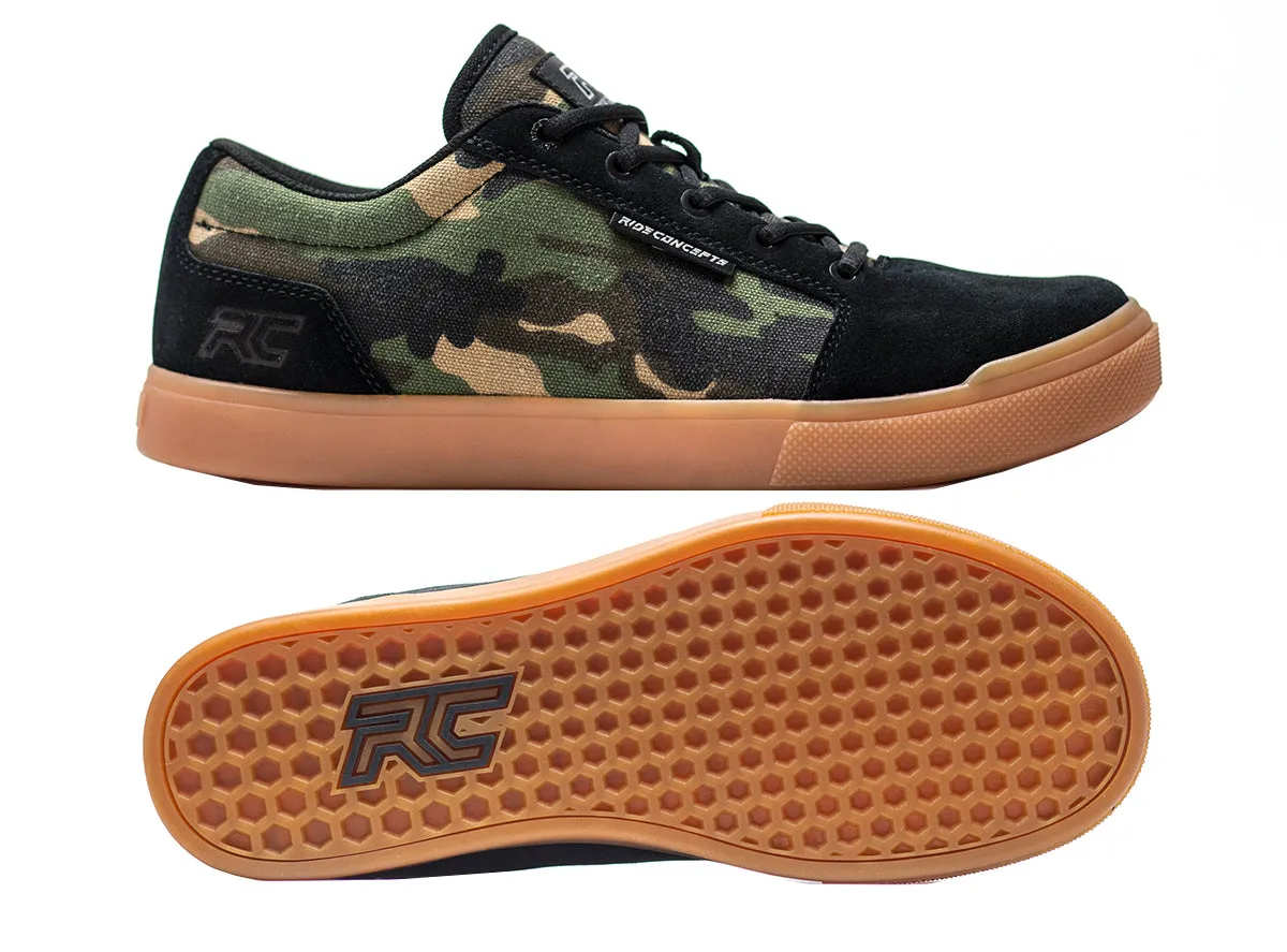 Ride Concepts Vice Flat Pedal Shoes - Camo-Black