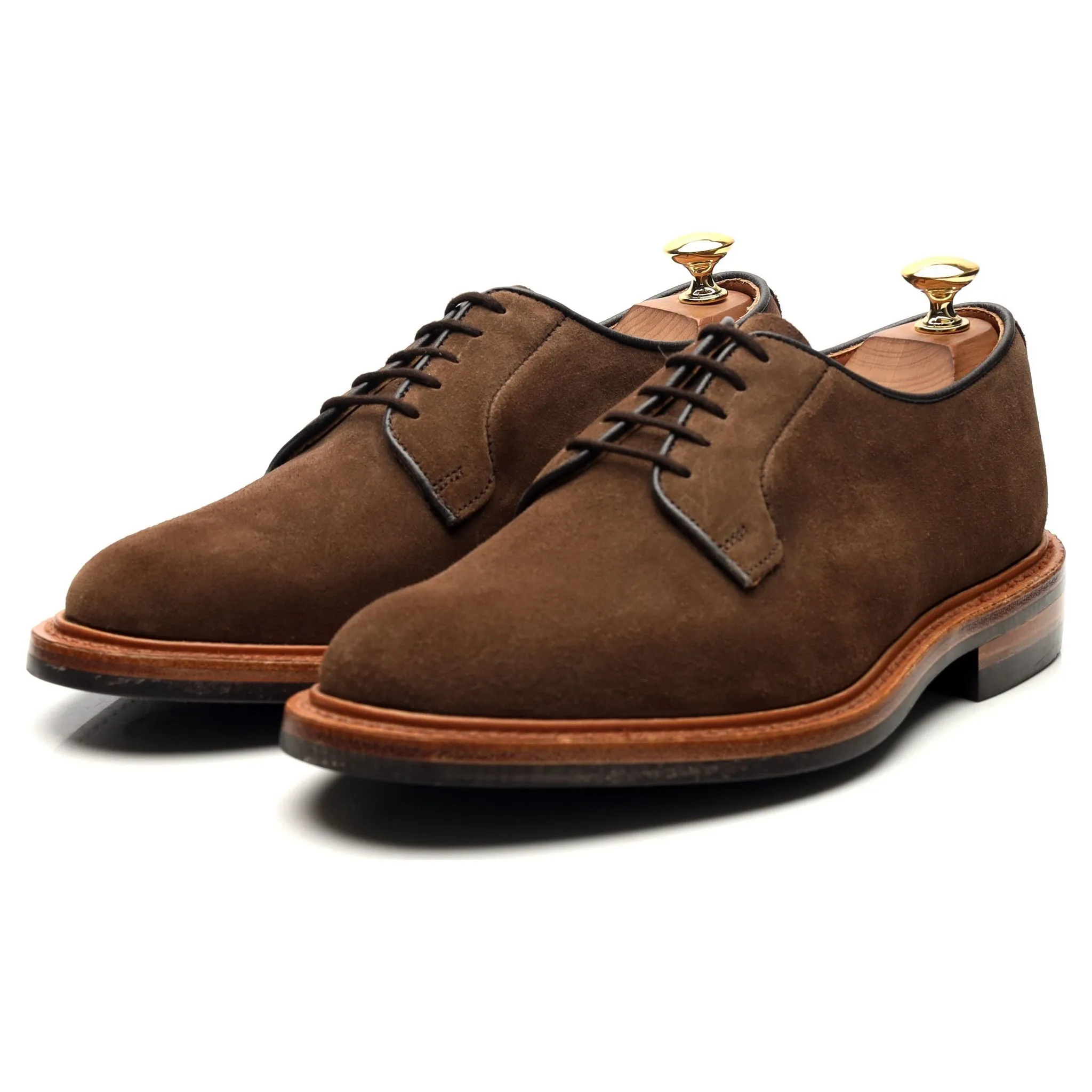 'Robert' Brown Suede Derby UK 6.5