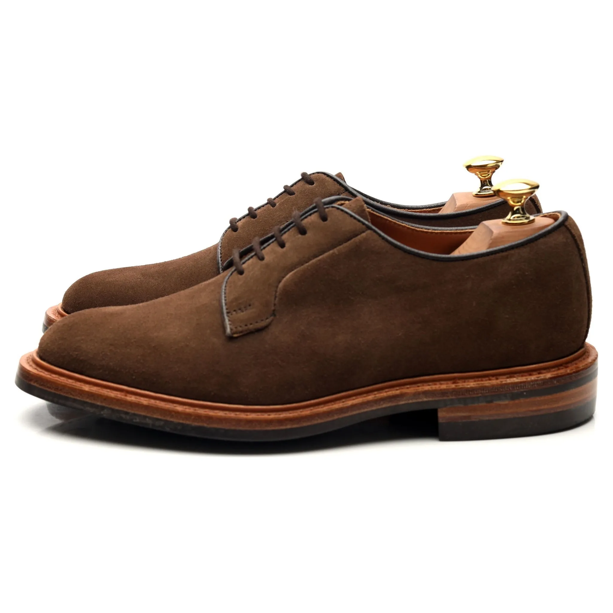 'Robert' Brown Suede Derby UK 6.5