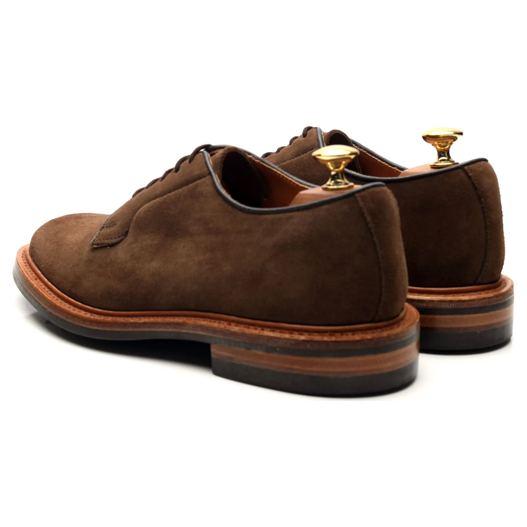 'Robert' Brown Suede Derby UK 6.5