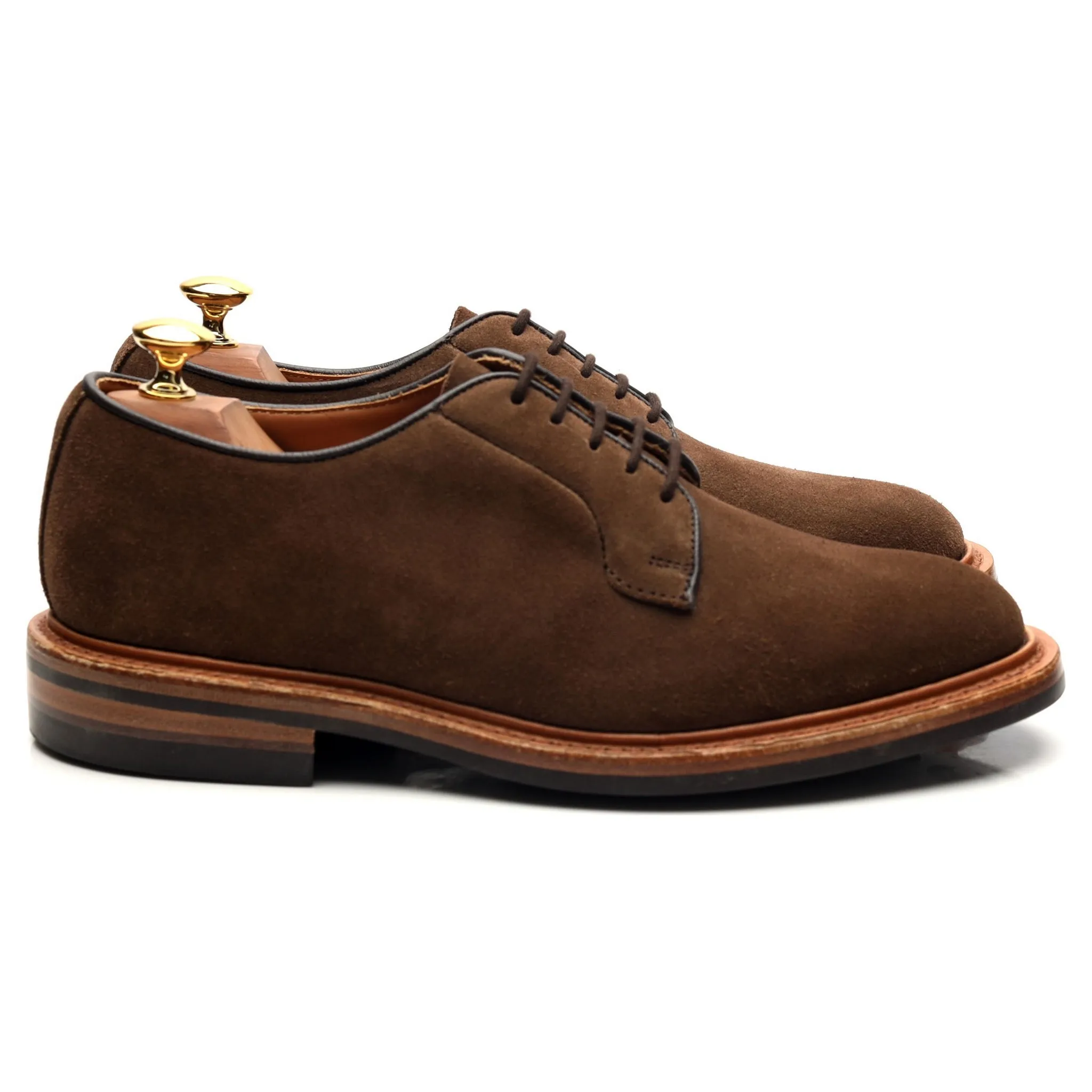 'Robert' Brown Suede Derby UK 6.5