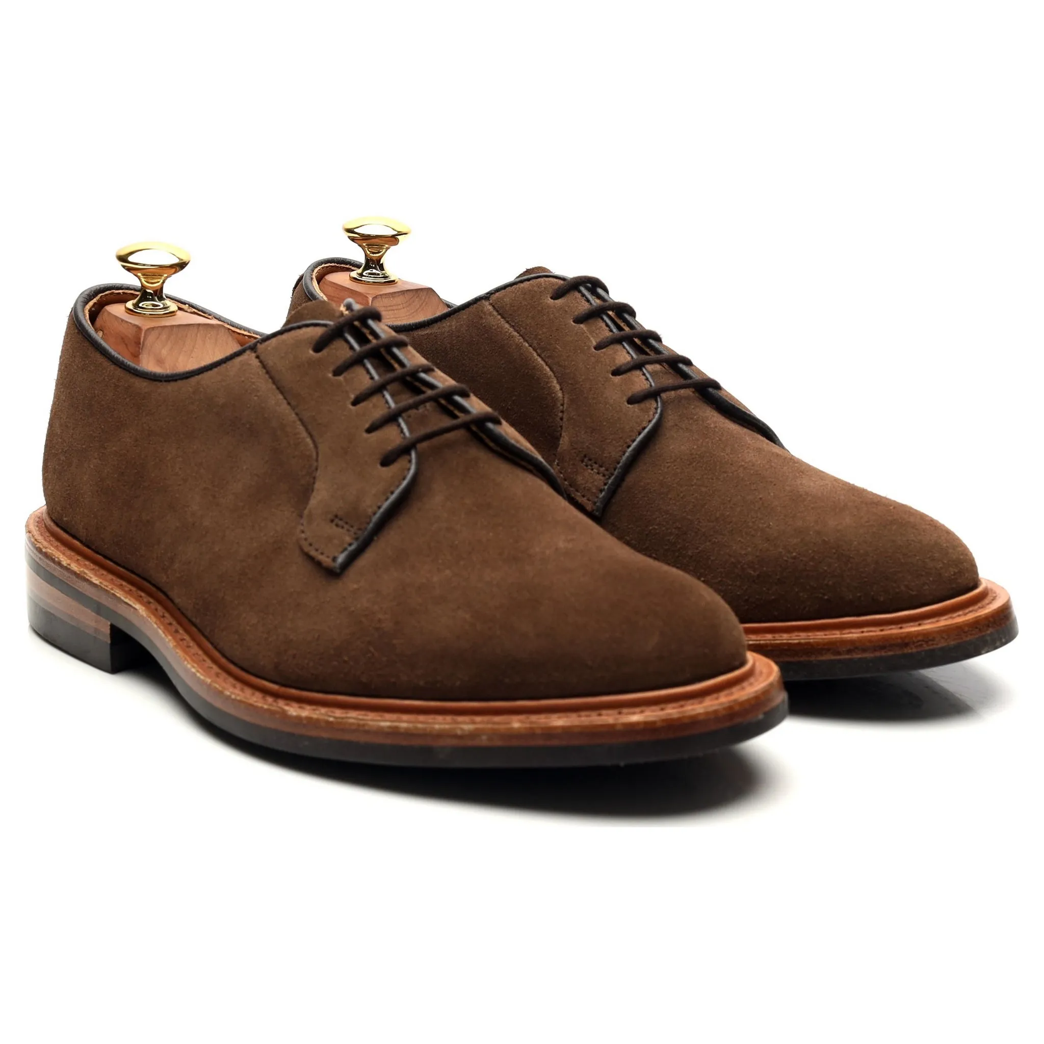 'Robert' Brown Suede Derby UK 6.5