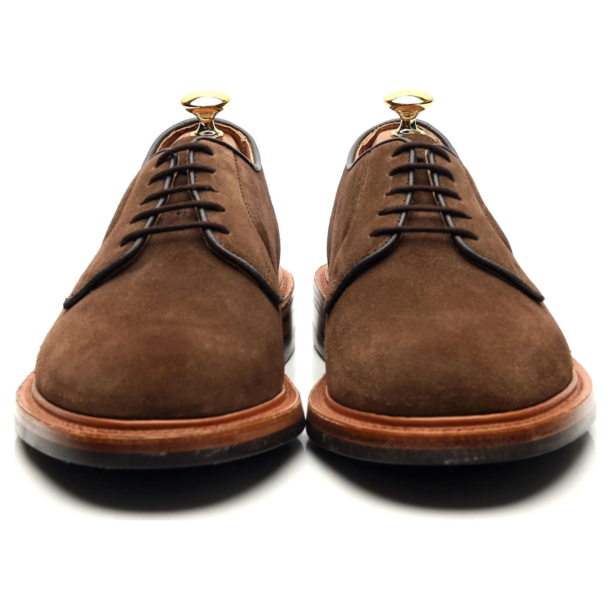 'Robert' Brown Suede Derby UK 6.5