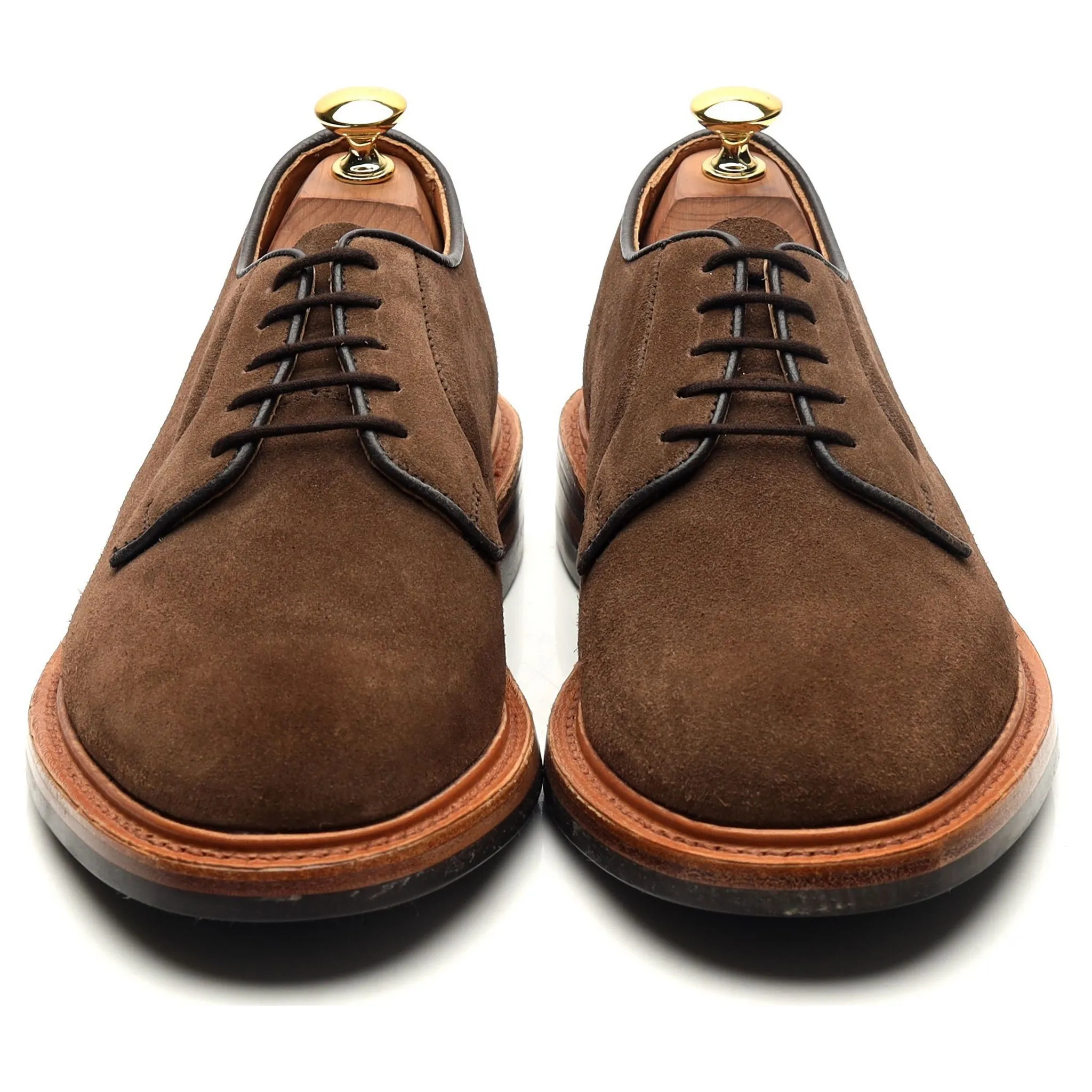 'Robert' Brown Suede Derby UK 6.5