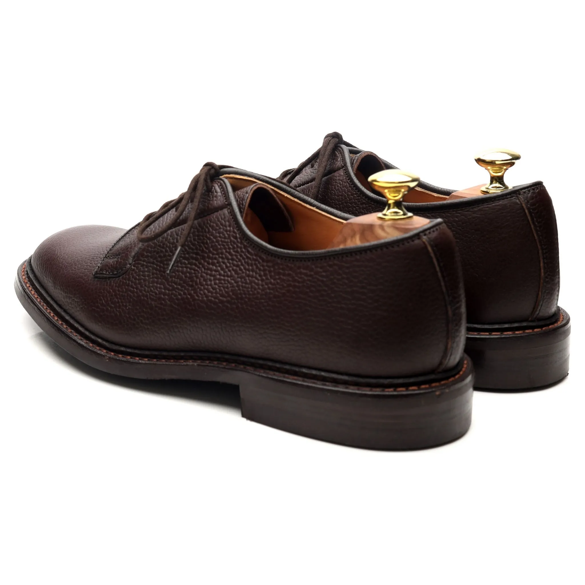 'Robert' Dark Brown Leather Derby UK 7