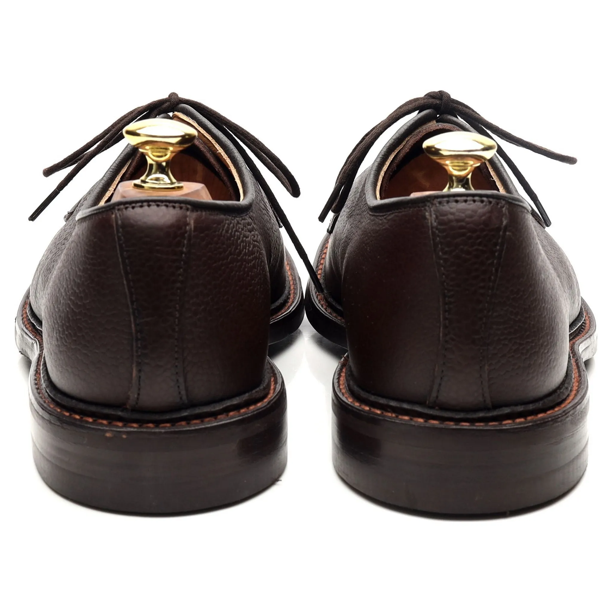 'Robert' Dark Brown Leather Derby UK 7