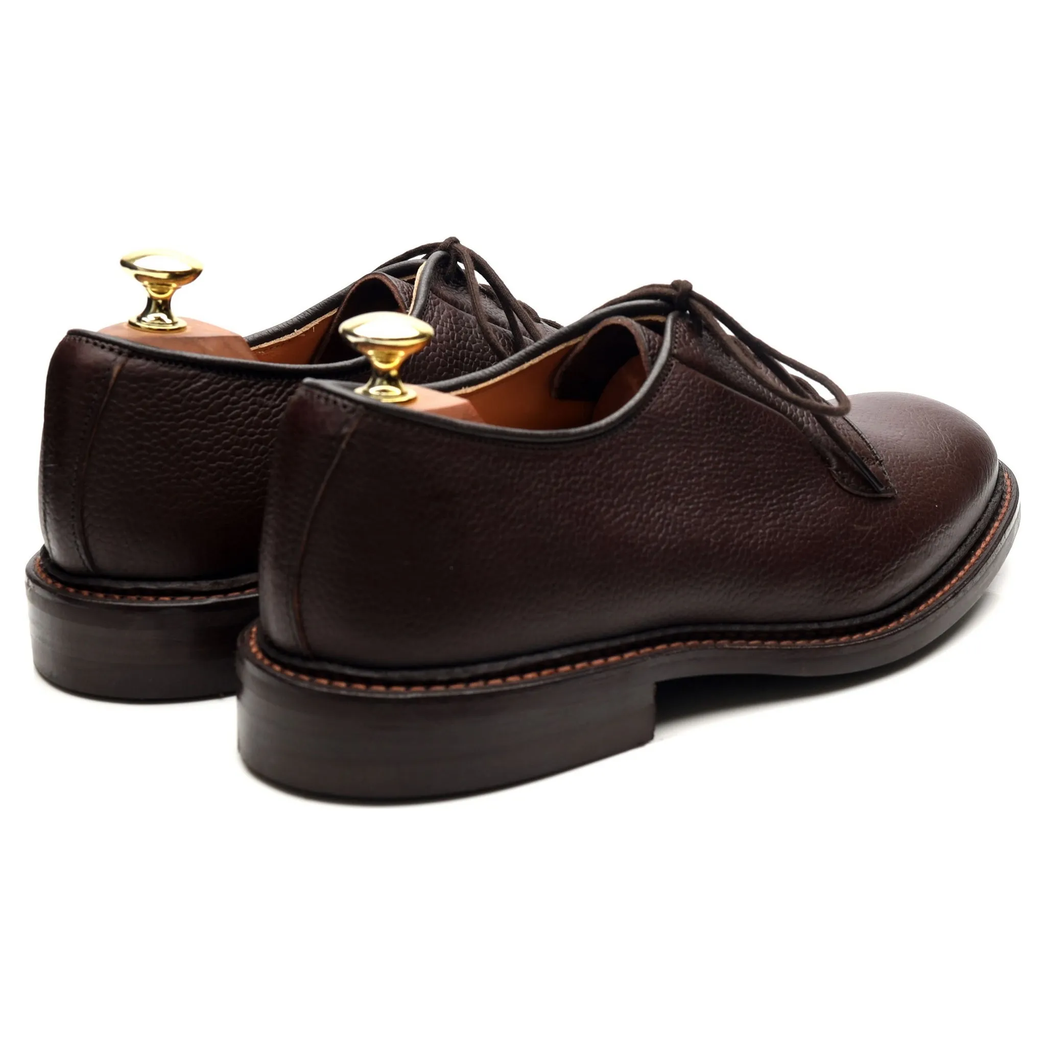 'Robert' Dark Brown Leather Derby UK 7