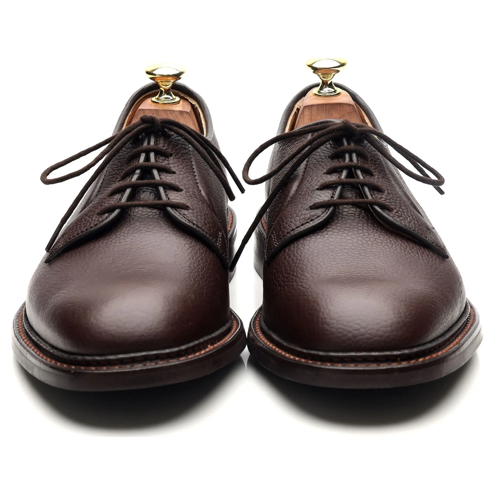 'Robert' Dark Brown Leather Derby UK 7