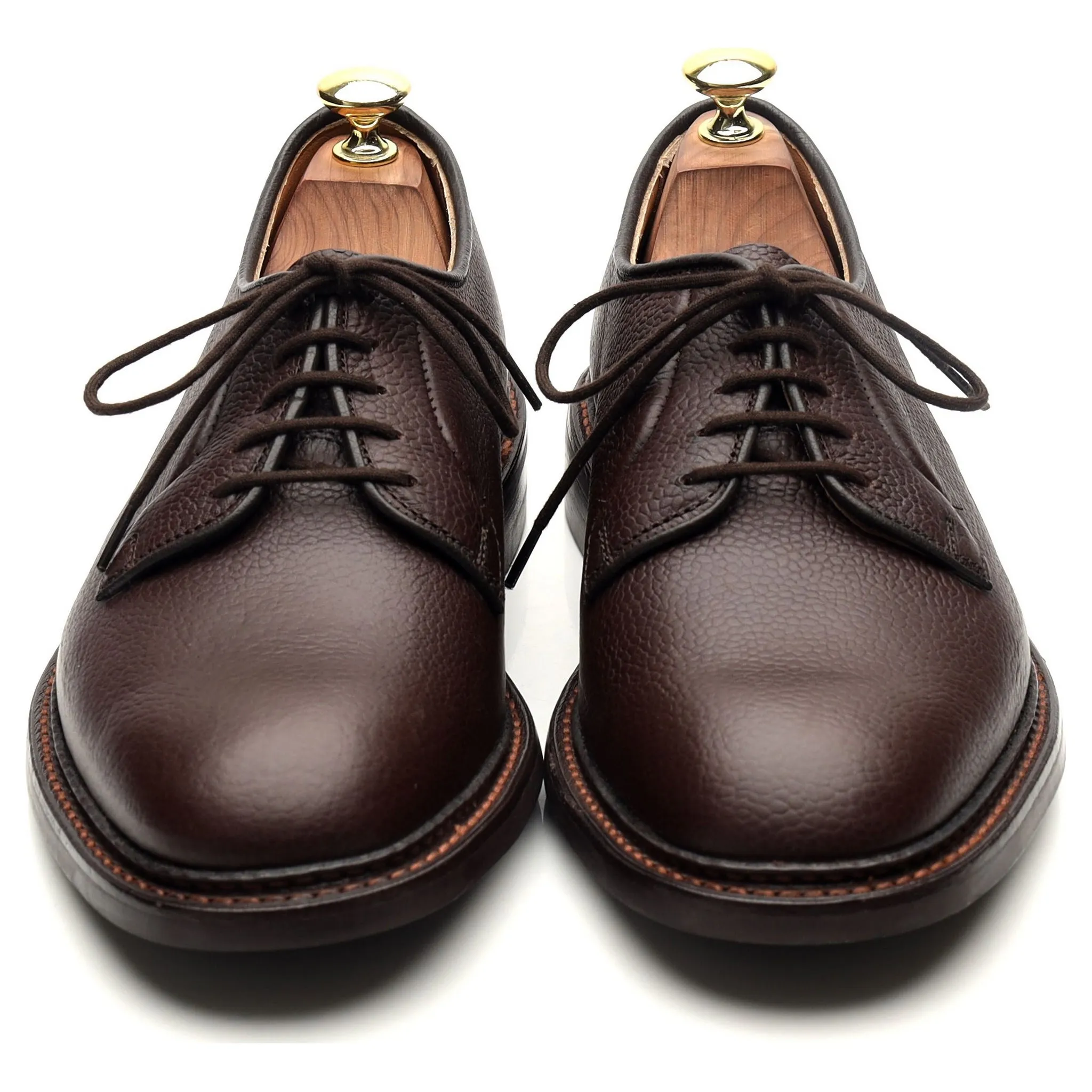 'Robert' Dark Brown Leather Derby UK 7