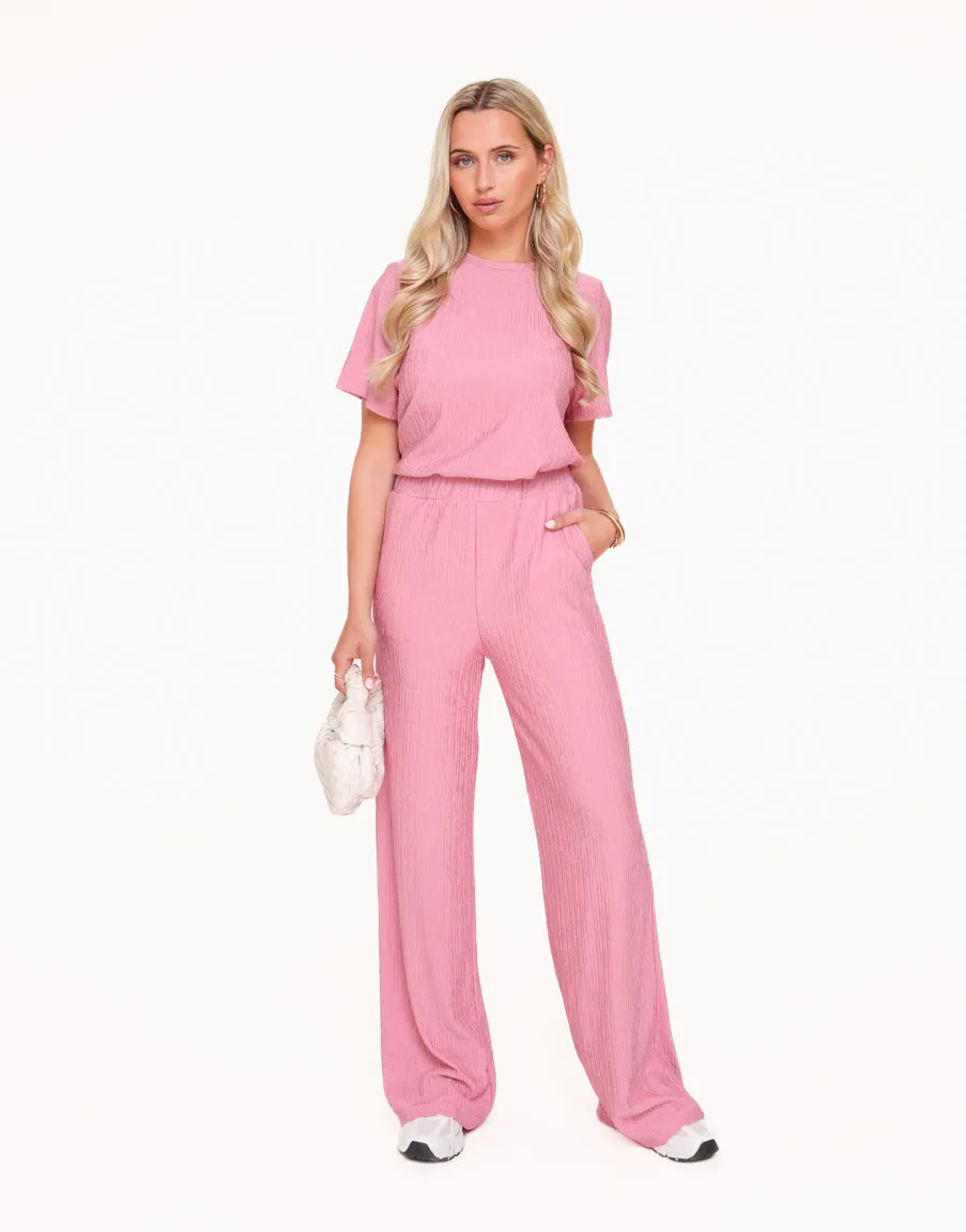 Rose Pleated Pants