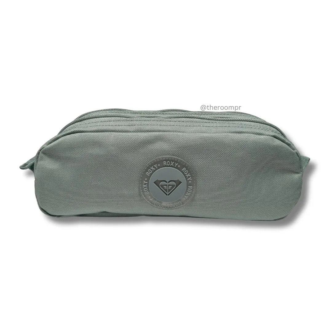 Roxy Olive Green Rock Pencil Case